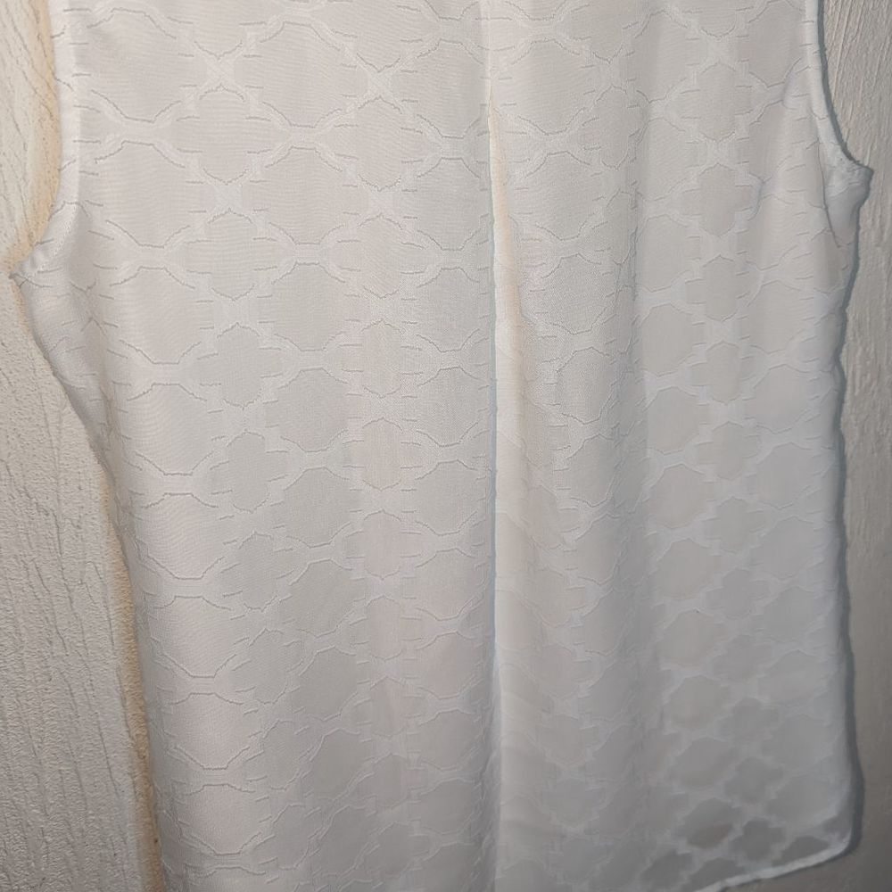 Talbots Sheer Tank Top Size Medium Petite - Picture 7 of 12